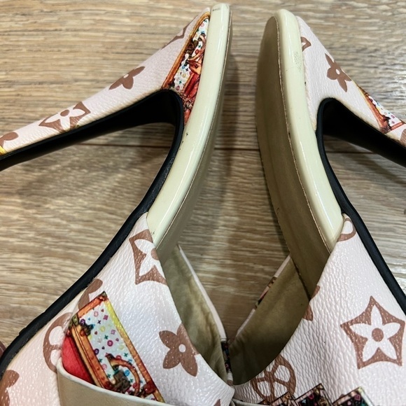 Monogram high heel slides - Picture 8 of 12